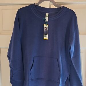GreenTea Women's Blue Hoodie